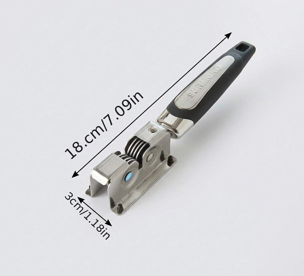 SURMENE Precision Knife Sharpener – Professional 2-Slot Manual Grinder with Ergonomic Handle & Non-Slip Base for Stainless Steel Blades image 3