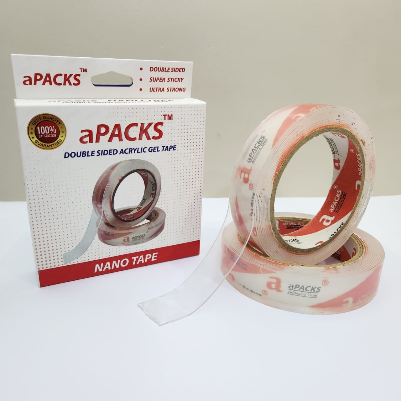 Premium Nano Double-Sided Tape – Heavy Duty, Washable & Reusable Gel Grip Tape (3 Meters, 1mm Thickness) image 2
