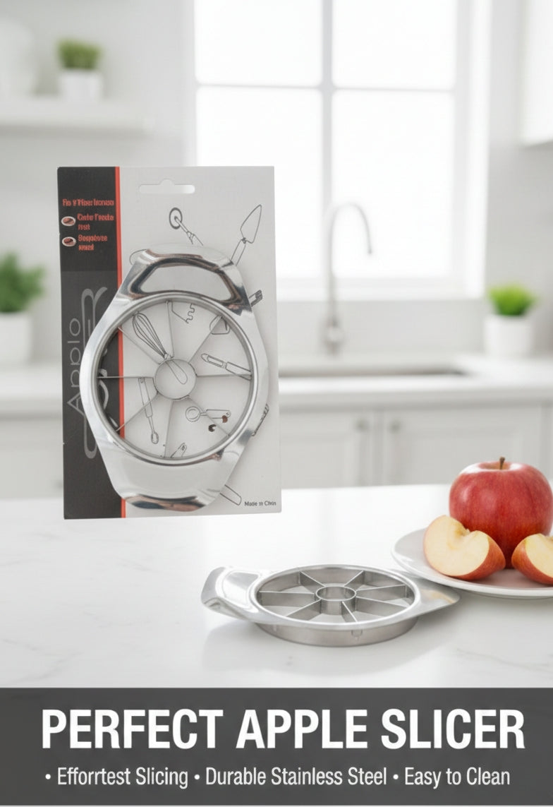 Premium Stainless Steel Apple Slicer & Corer – Heavy Duty 8-Blade Fruit Divider with Ergonomic Handles image 3