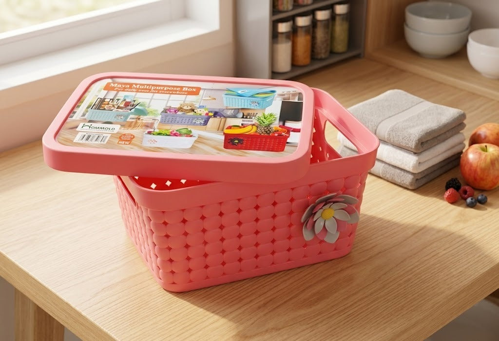 Imperial Premium Rectangular Organizer Basket – Durable Plastic Storage Bin image 3