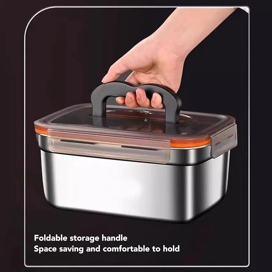 Precision-Seal Insulated Food Container – High-Grade Stainless Steel Interior Lunch Box main image