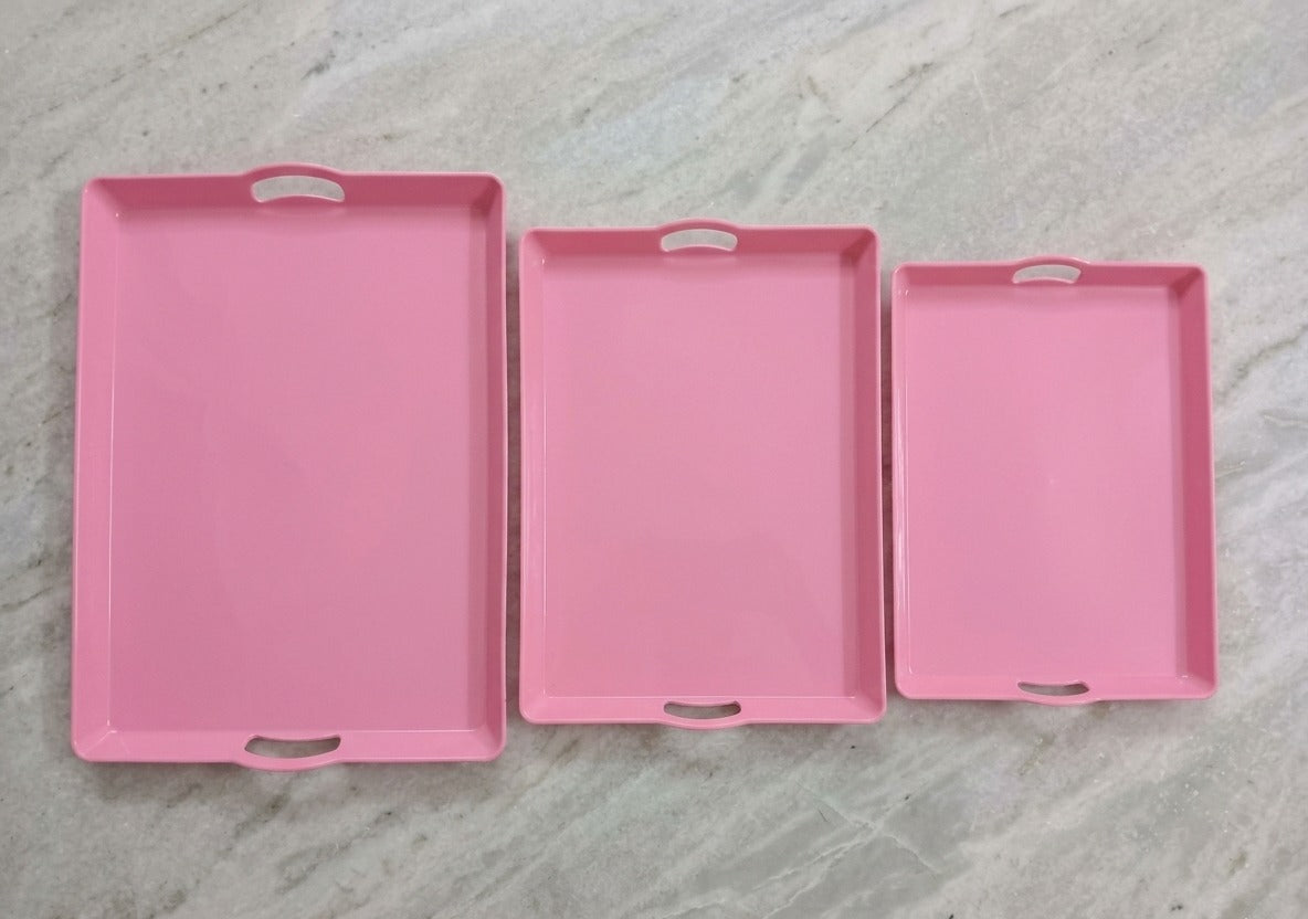 Vibrant All-Purpose Plastic Serving Tray – Available in 3 Sizes & 5 Colors image 5