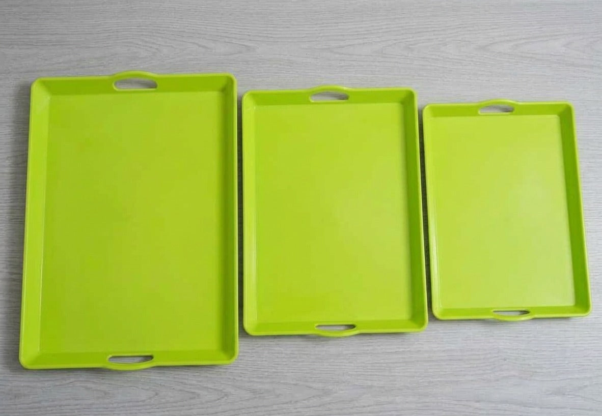 Vibrant All-Purpose Plastic Serving Tray – Available in 3 Sizes & 5 Colors image 6