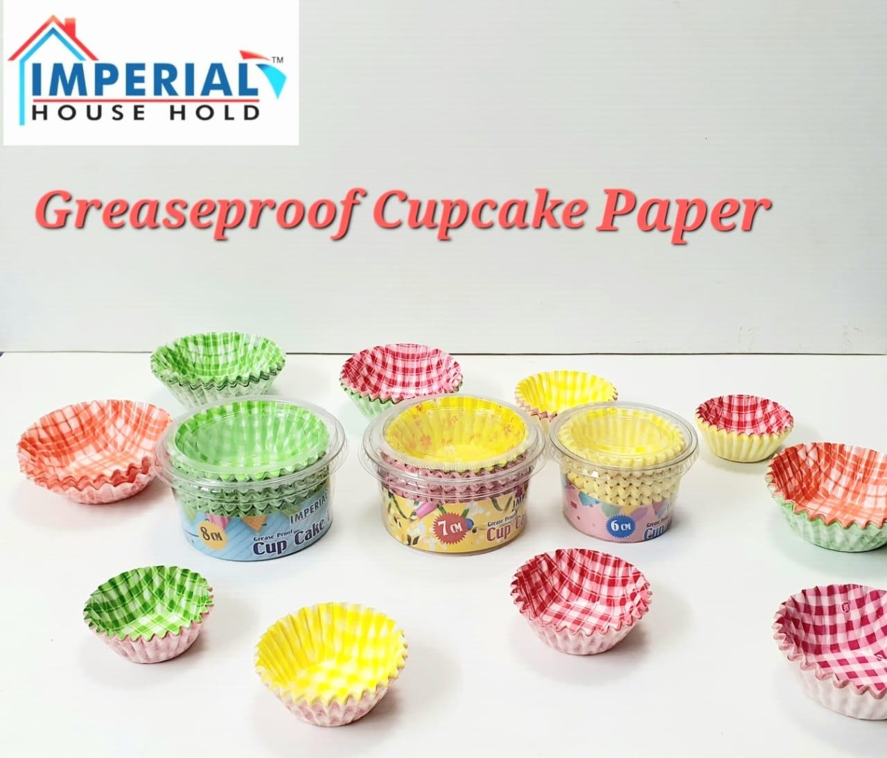 Premium Greaseproof Cupcake Paper Liners – Multiple Sizes (5cm to 10cm) image 3