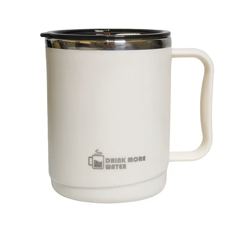 Mug with Lid Stainless Steel Coffee Cup for Men And Women Office High Value Insulated Cup for Drinking Water And Tea Cup image 9