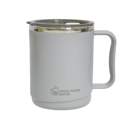Mug with Lid Stainless Steel Coffee Cup for Men And Women Office High Value Insulated Cup for Drinking Water And Tea Cup image 6