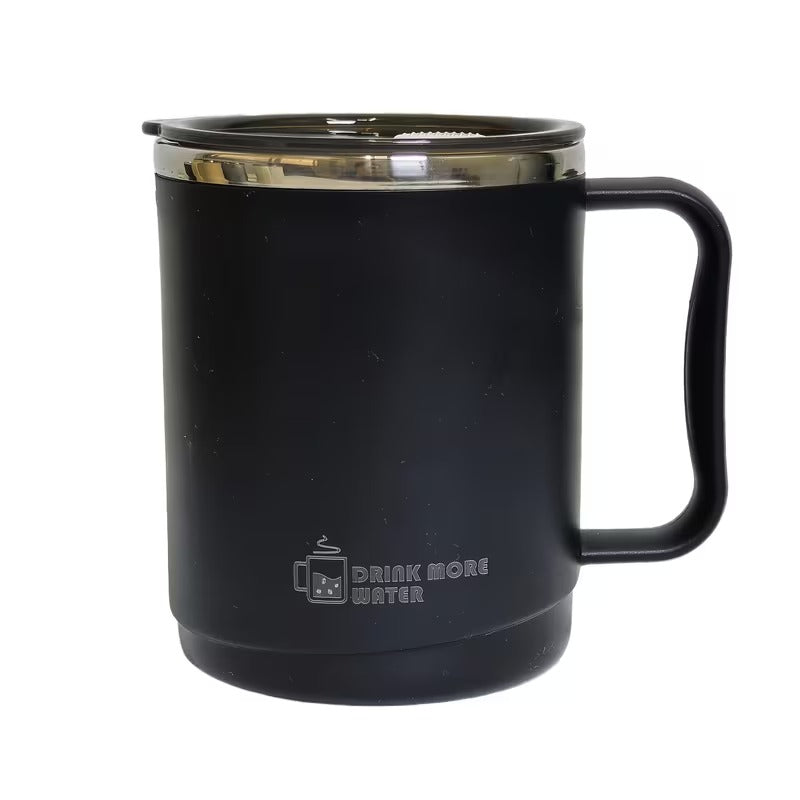 Mug with Lid Stainless Steel Coffee Cup for Men And Women Office High Value Insulated Cup for Drinking Water And Tea Cup image 7
