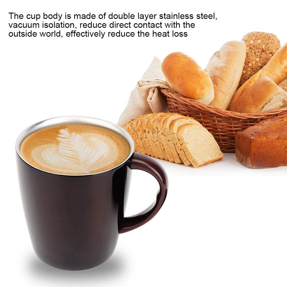350ml Insulated Travel Coffee Mug with Leak-Resistant Lid image 4