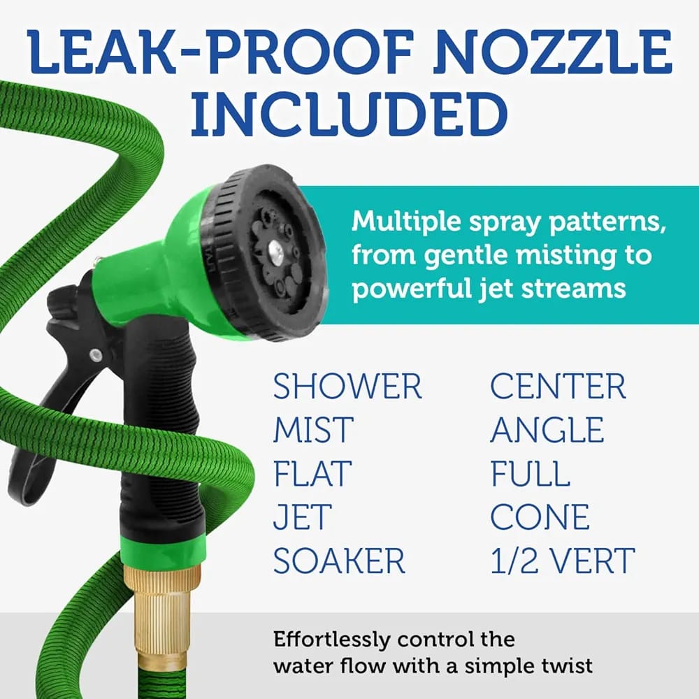 Heavy Duty Expandable Flexible Garden Magic Water Hose Pipe With Spray Gun image 5