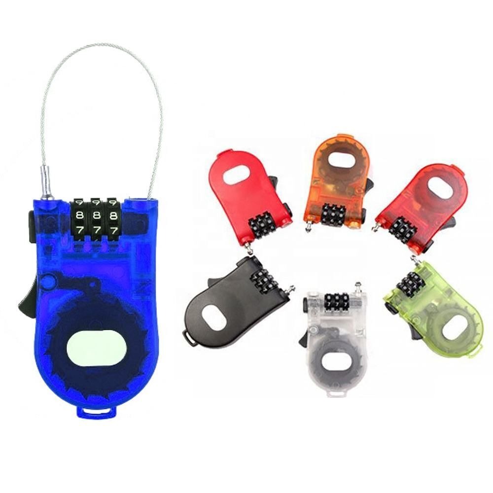 Universal Anti-Theft Retractable Cable Lock for Travel, Backpacks, and Helmets image 5