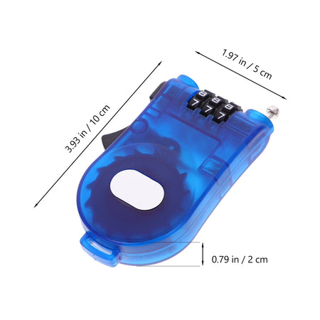 Universal Anti-Theft Retractable Cable Lock for Travel, Backpacks, and Helmets image 4