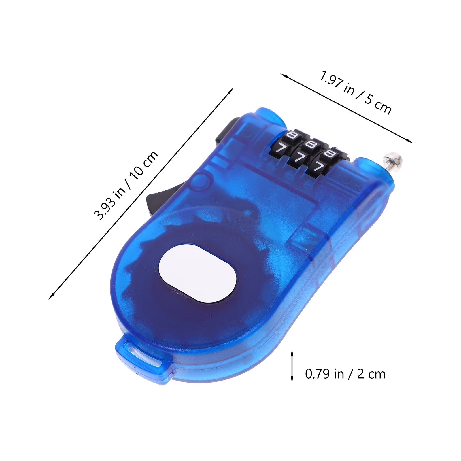 Universal Anti-Theft Retractable Cable Lock for Travel, Backpacks, and Helmets image 4