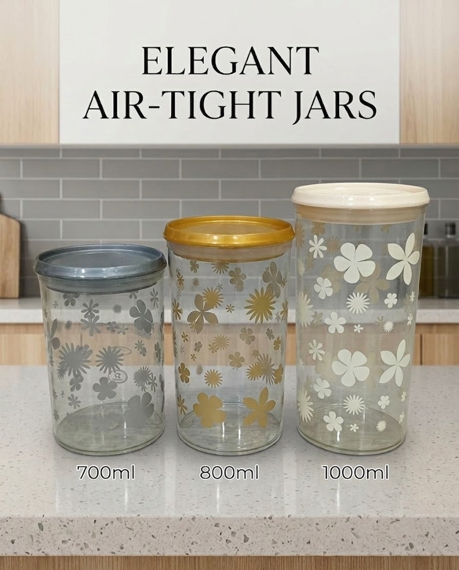 Elegant Storage Jar With Airtight Lid – Available in Multiple Sizes image 2