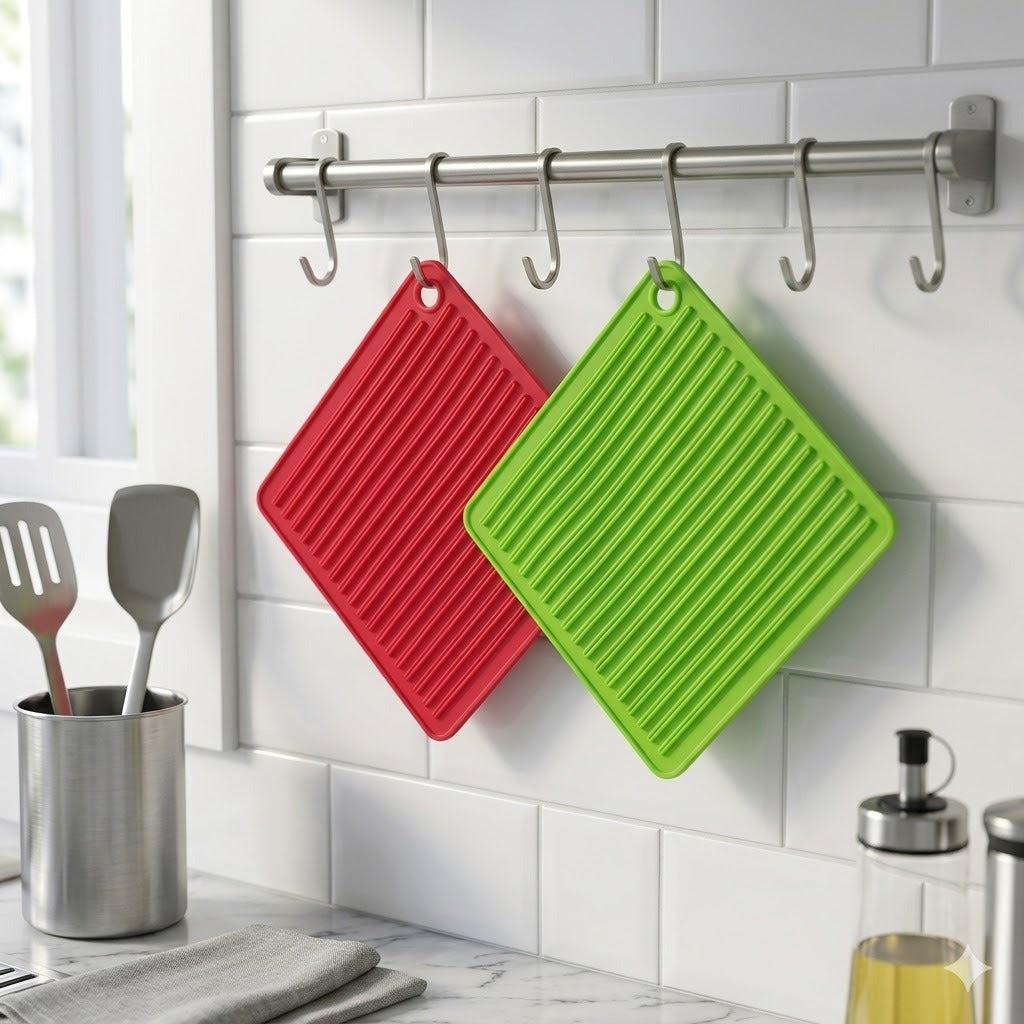 Premium Silicone Heat-Resistant Trivet Mat – Non-Slip Kitchen Counter Protector image 3