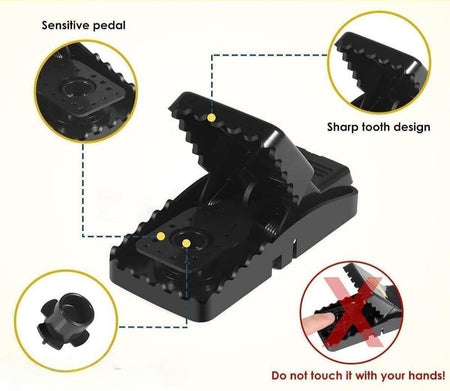 High-Efficiency Mouse Trap Catcher – Sensitive Pedal with Sharp Tooth Design image 2