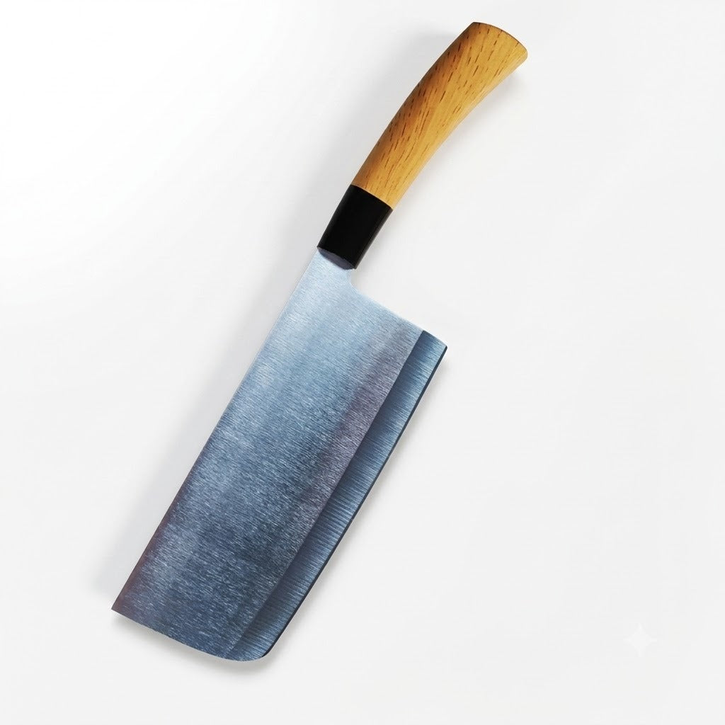 Professional Vegetable Chopper Knife – Stainless Steel Blade with Ergonomic Wood Handle main image
