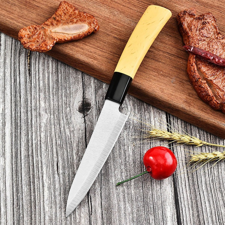 Premium Kitchen Utility Knife – Precision Stainless Steel Blade with Natural Wood Handle image 4