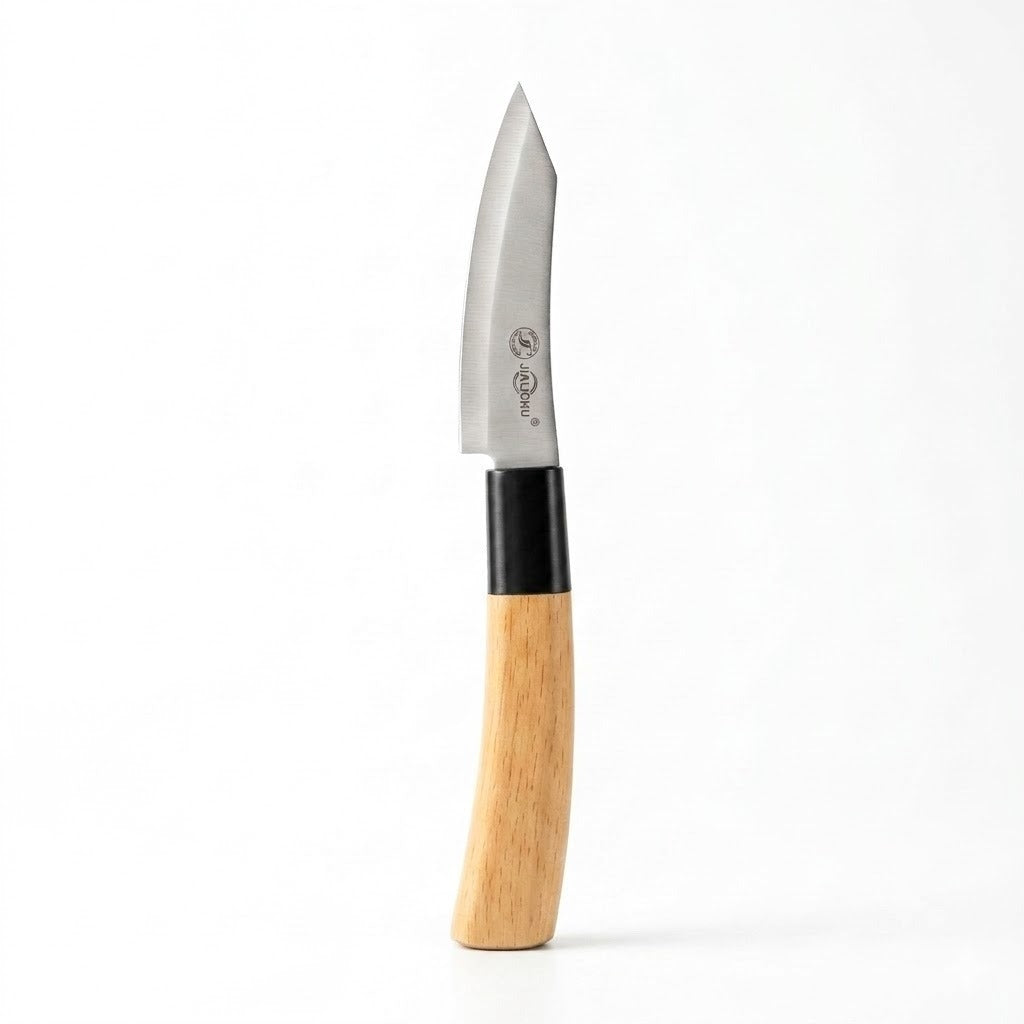Professional Paring Knife – Compact Stainless Steel Blade with Ergonomic Wood Handle main image
