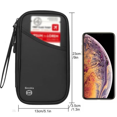 Travel Passport Wallet – All-in-One Document Organizer with Double Layer image 5