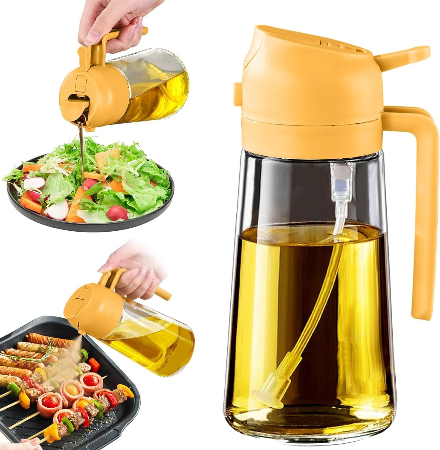 2 in 1 Sprayable & Pourable Cooking Oil Bottle main image