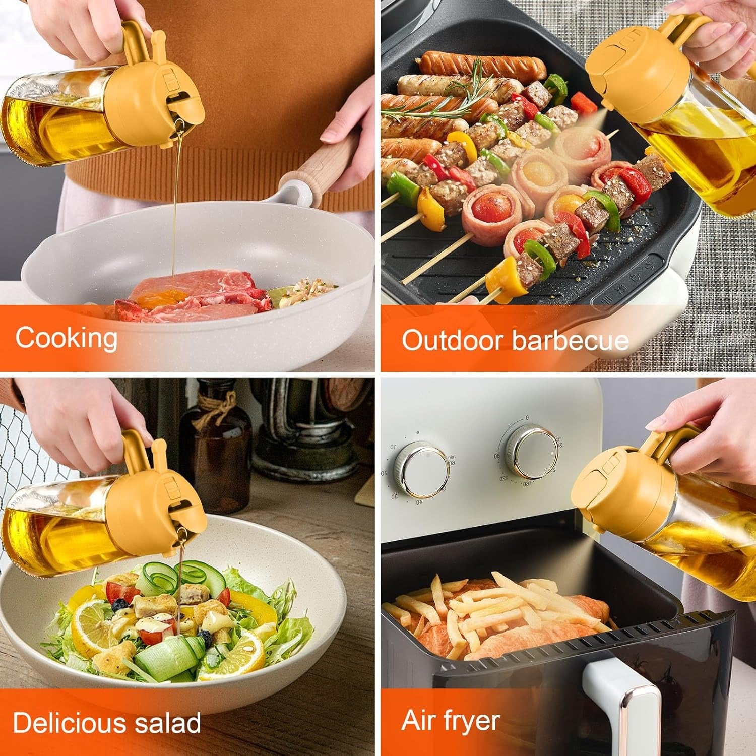 2 in 1 Sprayable & Pourable Cooking Oil Bottle image 5