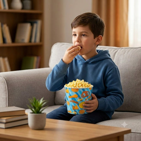 Decorative Popcorn & Snack Serving Buckets – Available in Large and Small Sizes image 4