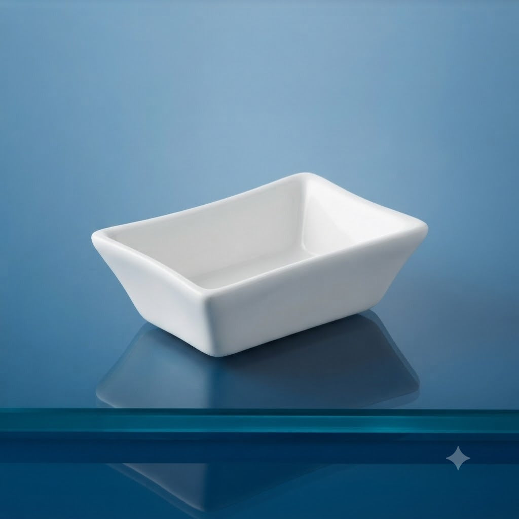 Elegant Rectangular Sauce & Spice Serving Dishes (Set of 2) image 3