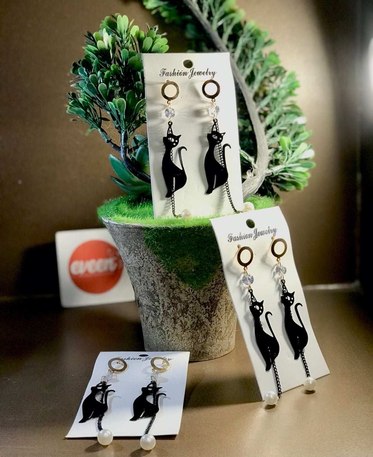 Trendy Cat Women Drop Earrings - image 1