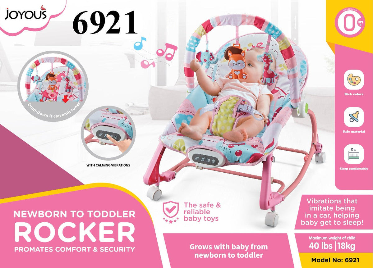 Joyous 4  in 1 Rocker Pink