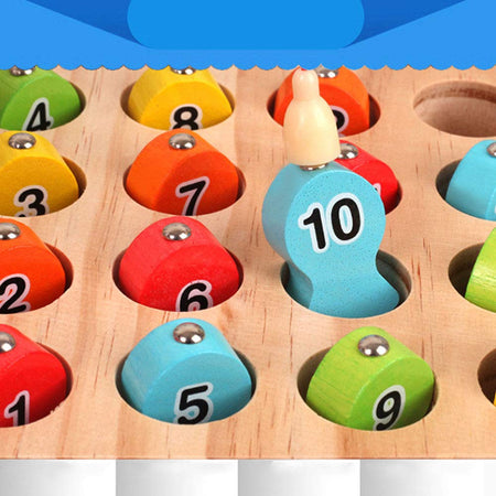 Wooden Digital Magnetic Fishing