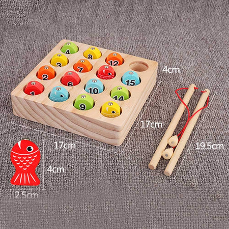 Wooden Digital Magnetic Fishing