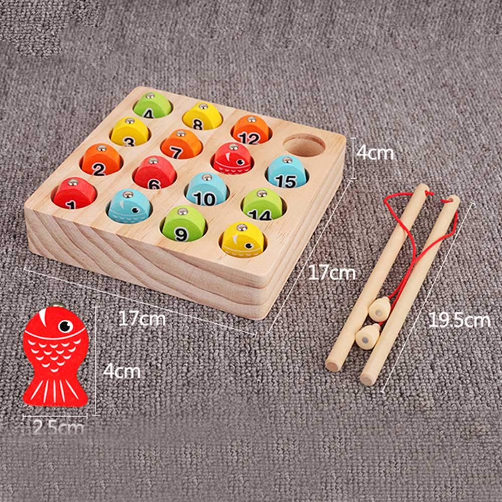Wooden Digital Magnetic Fishing