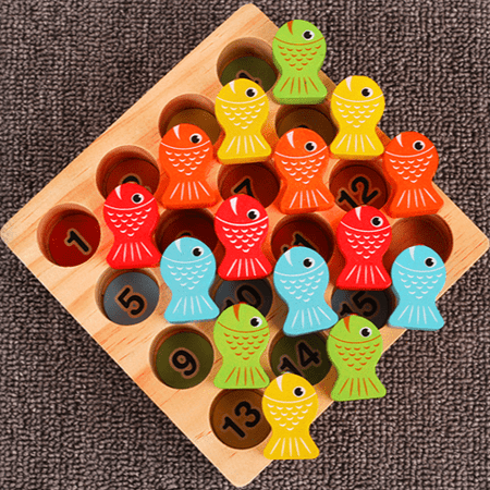 Wooden Digital Magnetic Fishing