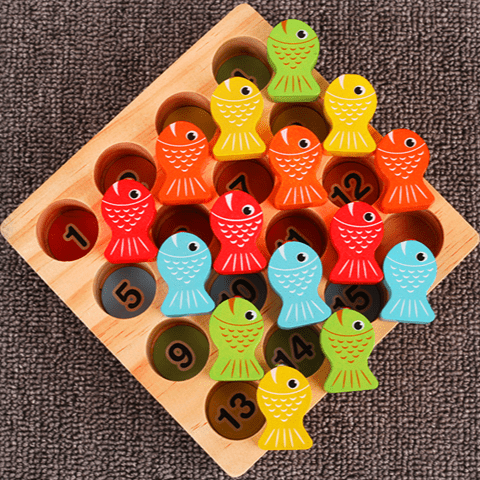 Wooden Digital Magnetic Fishing