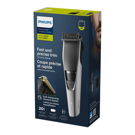 Philips 3000 Series Fast And Precise Beard Trimmer, 0.5-10mm, 90 Min Run, 1 Hour Charge, MT3232 - Image 2
