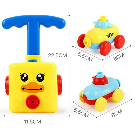 Air Powered Hand Push Balloon Car
