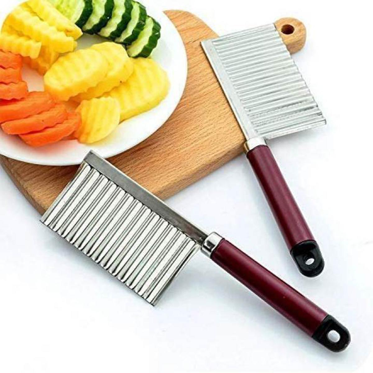 Crinkle Curl Knife Potato Chip Cutter image 2
