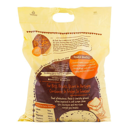 Daali Organic Whole Wheat Atta (Moti Pisai), 5kg - Image 2