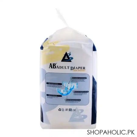 ab adult diaper, 50' 65' waist, x large, 10 pack image2