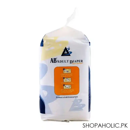ab adult diaper, 50' 65' waist, x large, 10 pack image3