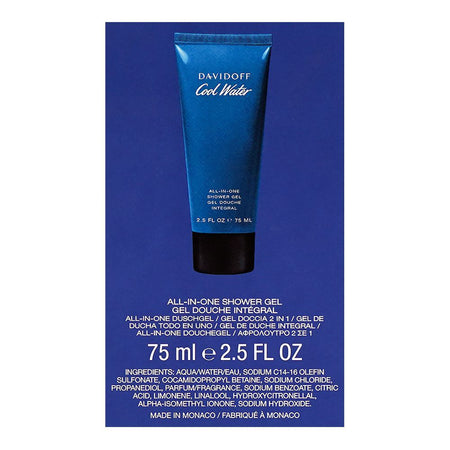 Davidoff Cool Water Men Set, Eau De Toilette 125ml + All In One Shower Gel + After Shave Balm - Image 4