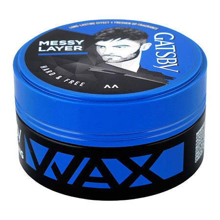 Gatsby British Layered Hard & Free Styling Wax, 75g - Main Image