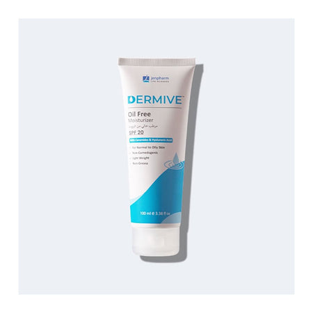 Dermive Oil Free Moisturizer, SPF-20, For All Skin Types, 100ml - Main Image