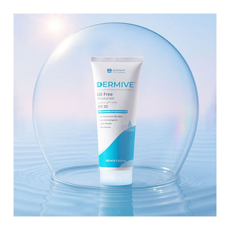Dermive Oil Free Moisturizer, SPF-20, For All Skin Types, 100ml - Image 2
