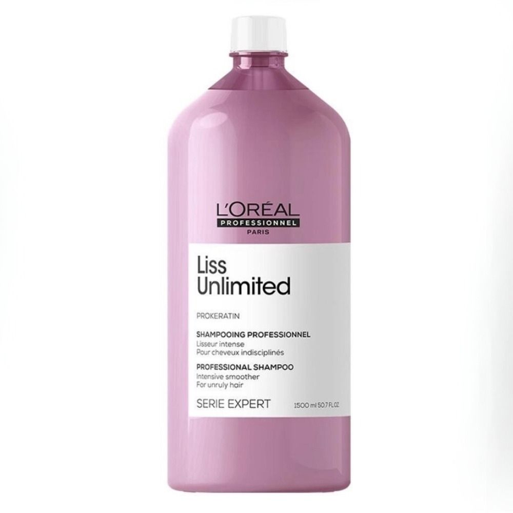 L'Oreal Professionnel Serie Expert Liss Unlimited Shampoo, For Frizzy Hair, 1500ml - Main Image