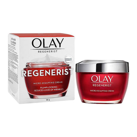 Olay Regenerist Advanced Anti-Ageing Micro-Sculpting Cream, Glycerin, Niacinamide, 50ml - Main Image