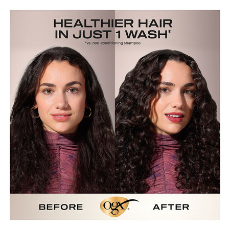 OGX Nourishing + Coconut Milk Conditioner, Sulfate Free, 385ml - Image 3