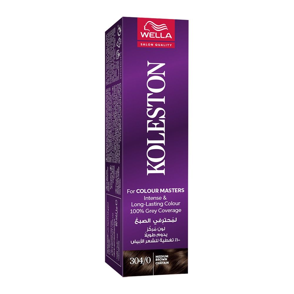 Wella Koleston Single, 304/0 Medium Brown - Main Image