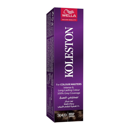 Wella Koleston Single, 304/0 Medium Brown - Main Image