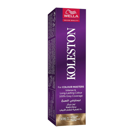 Wella Koleston Single,  308/1 Light Ash Blonde - Main Image